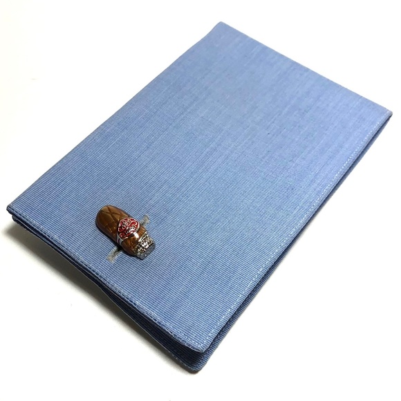 Silver Cuban Cigar Cufflinks - Picture 4 of 4